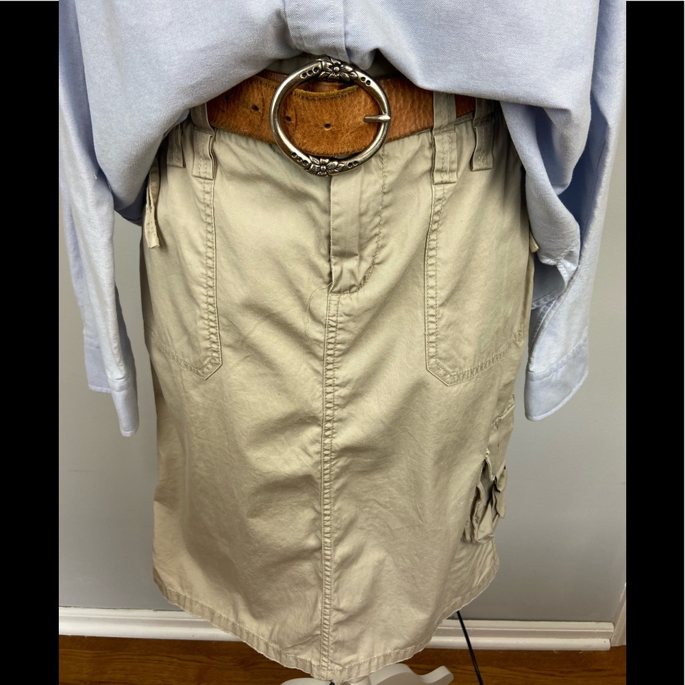 American eagle midi cargo skirt